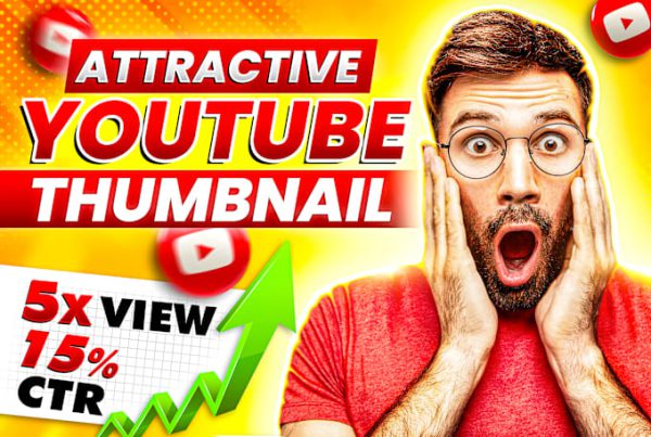 I will design attractive thumbnails for your youtube videos