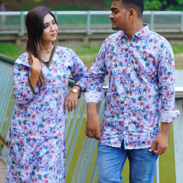 Premium Shirt Three Piece Couple Set