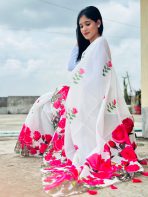 Chanderi silk sharee - Image 3