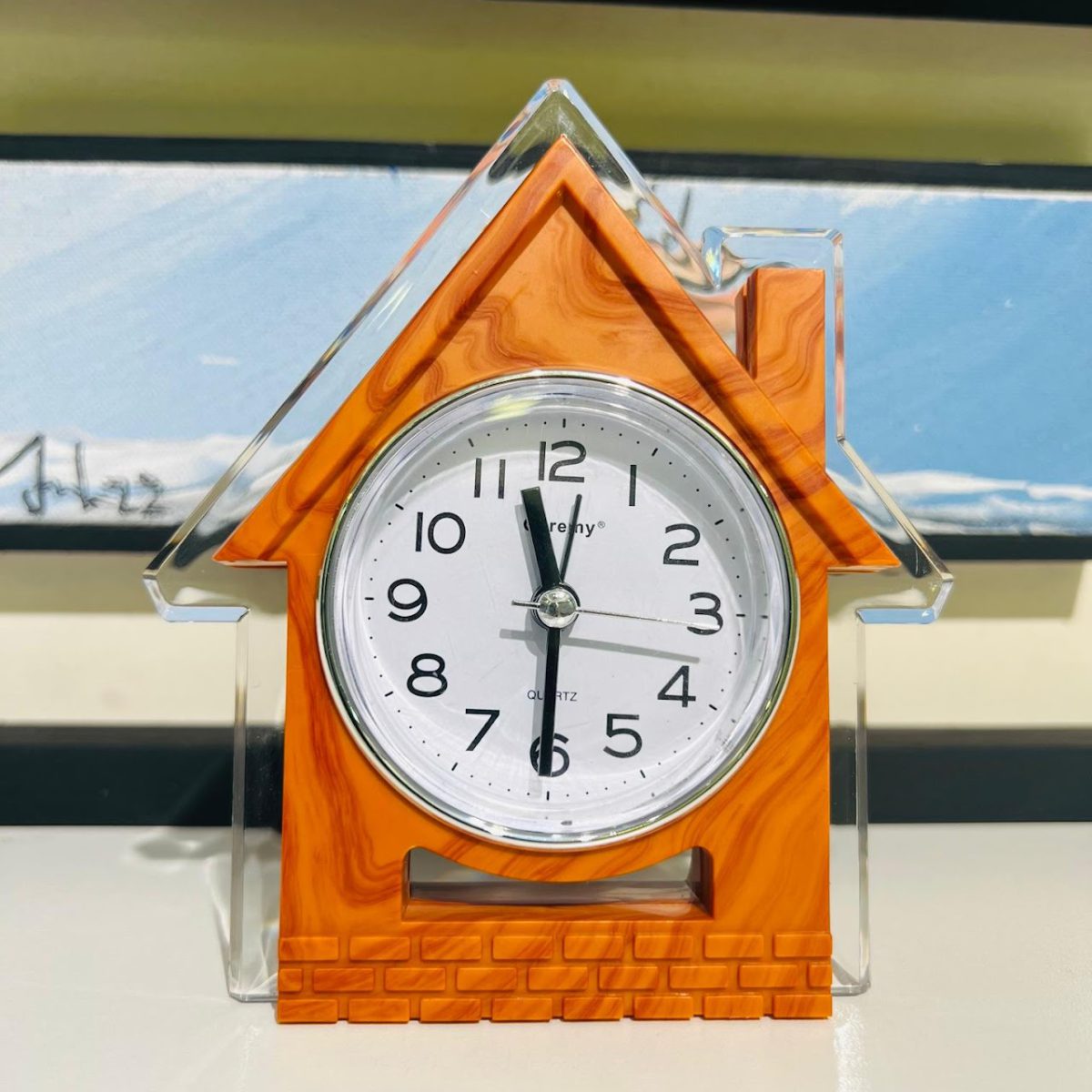Wooden House Fashion Clock - Image 1