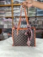 NK Large Capacity Women Handbag Besar Women Shoulder Beg Women Fashion Tote Bag Fashionable PU Leather RM61 (P-1310) - Image 2