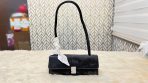 A Fashionable Underarm Bag , Silk Scarf Decoration , Hardware Lock Closure, Flap Opening, Lightweight Solid Colour Shoulder Bag, Baguette Bag. RM74 (P-1372) - Image 3