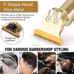 Vintage T9 Hair Cutting Machine Hair Trimmer Recharge Professional Cordless Hair Trimmer - Image 3
