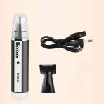 Kemei KM-6632 2 In 1 Rechargeable Nose Hair Trimmer - Image 3